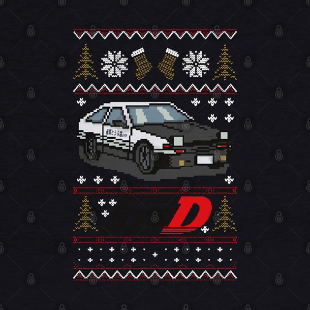 Car Ugly Christmas Sweater by QUYNH SOCIU